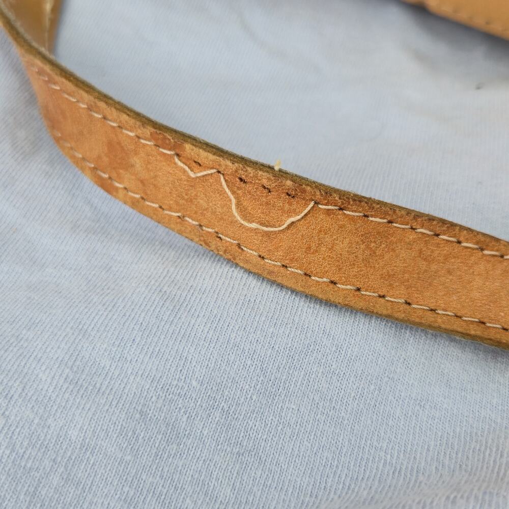Vintage Curiosidades Mexicanas de Monterrey Hand Tooled Leather Bag Aztec Sun - Picture 11 of 13